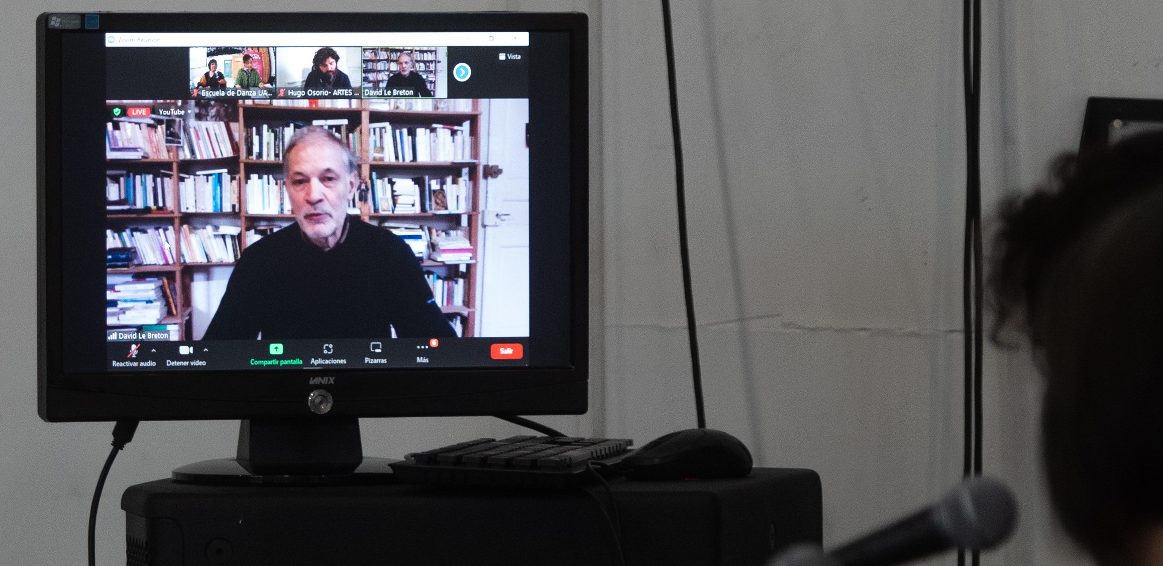 Inauguración de año académico de Danza, Cine y Teatro David Le Breton revisa acercamiento de la juventud a las artes escénicas en contexto post pandemia