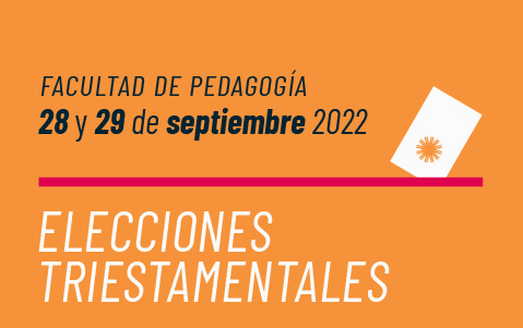 Plazo hasta el 22 de septiembre Sobre voto no presencial en elección de autoridades de la Facultad de Pedagogía UAHC