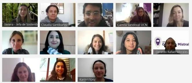UAHC participa en reunión de coordinación de MetaRed S, aporta insumos hacia un desarrollo sustentable de actividades institucionales