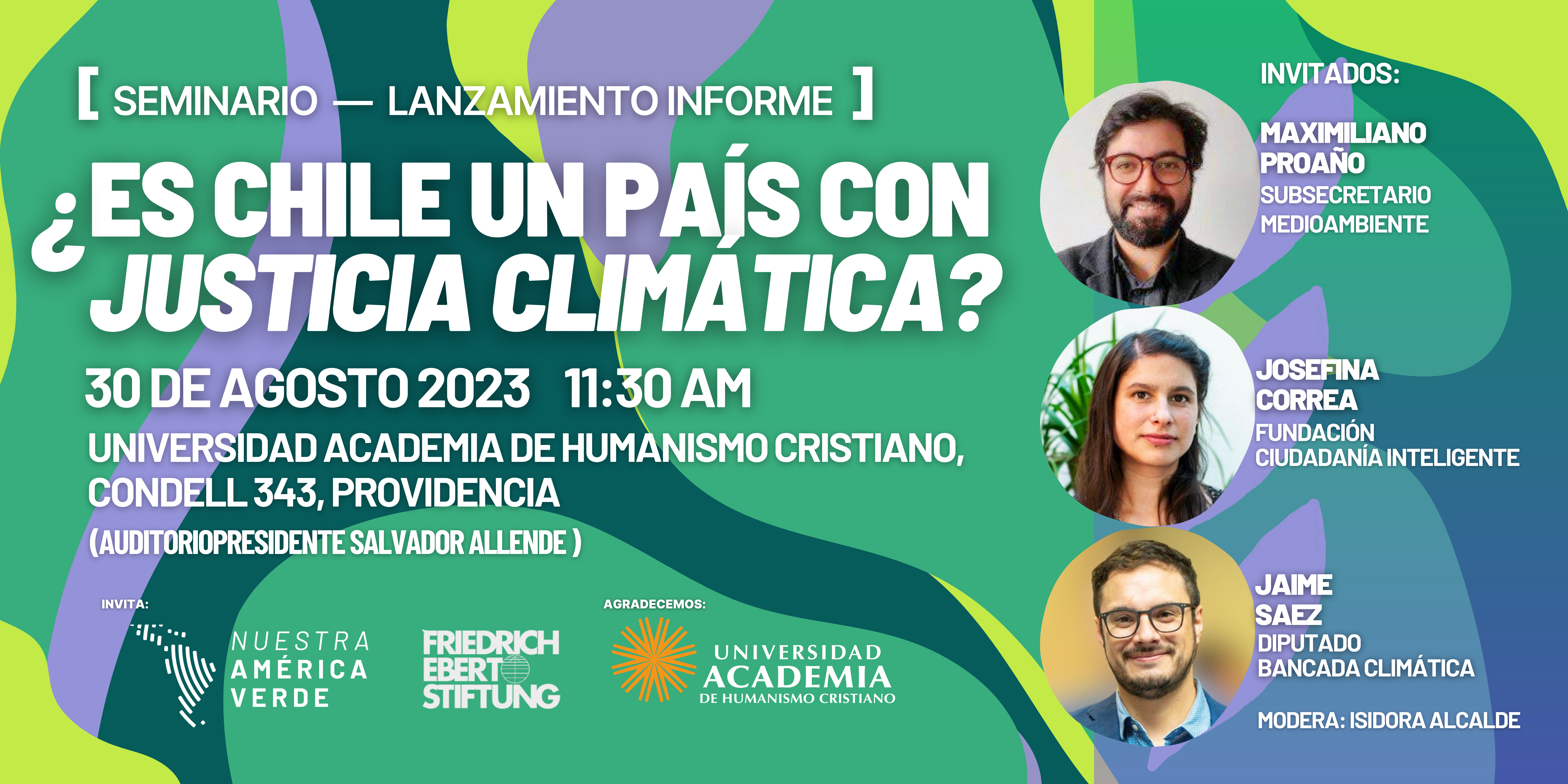 Lanzamiento Informe ¿Es Chile un país con justicia climática?