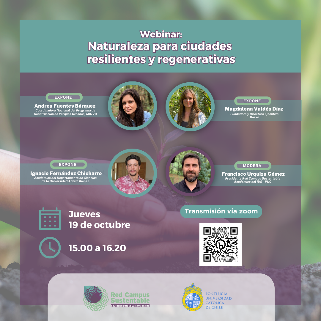 Webinar: Naturaleza para ciudades resilientes y regenerativas