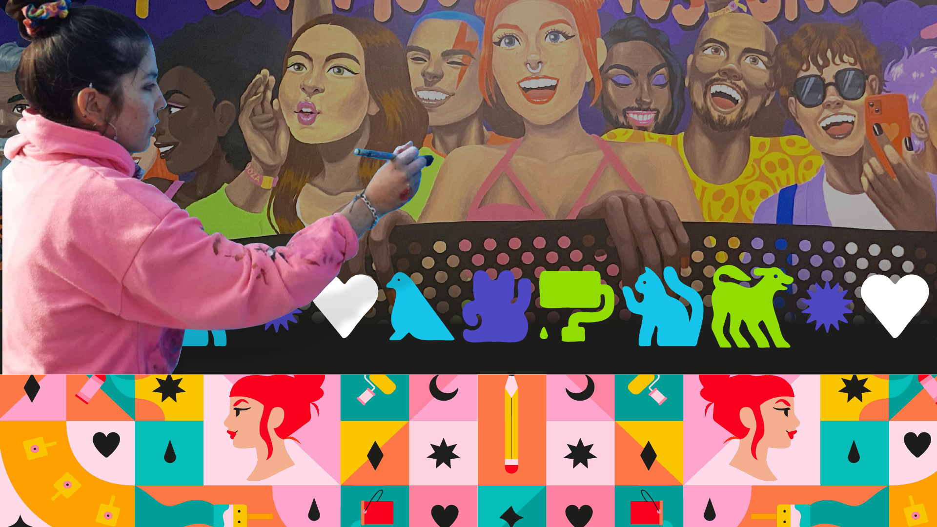 Inscríbete y participa en el diseño del mural compuesto por la destacada artista Luna Lee