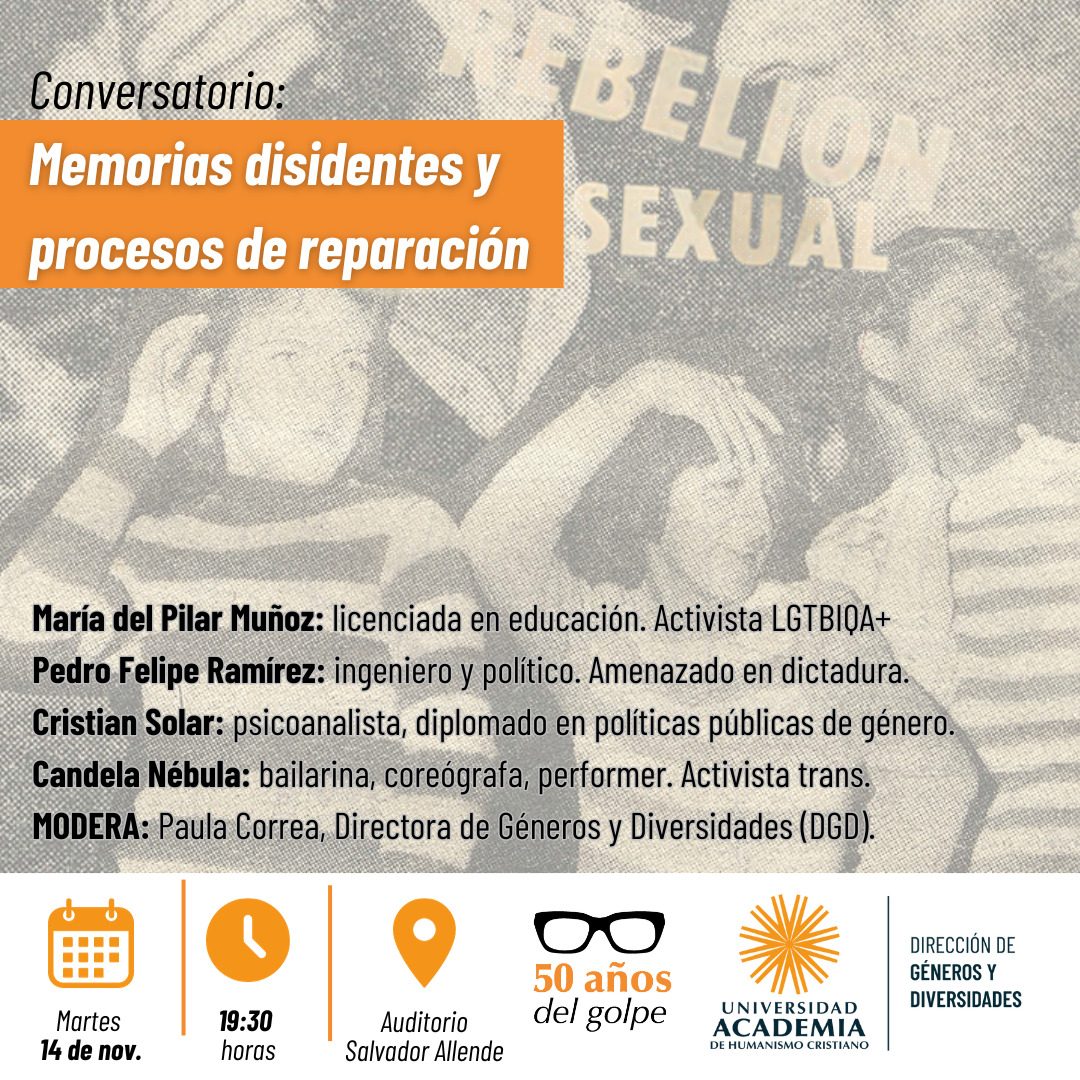 Conversatorio: “Memorias disidentes y procesos de reparación”