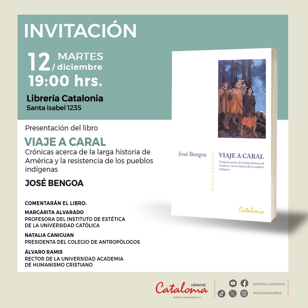 Profesor José Bengoa presenta el libro “Viaje a Caral: Crónicas acerca de la larga historia de América y la resistencia de los pueblos indígenas”