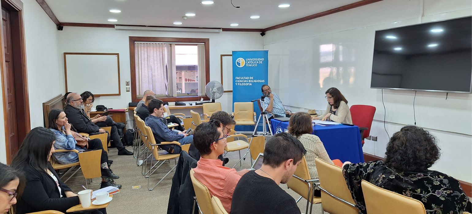 Docente de Licenciatura en Filosofía de la UAHC participa en coloquio en Universidad Católica de Temuco