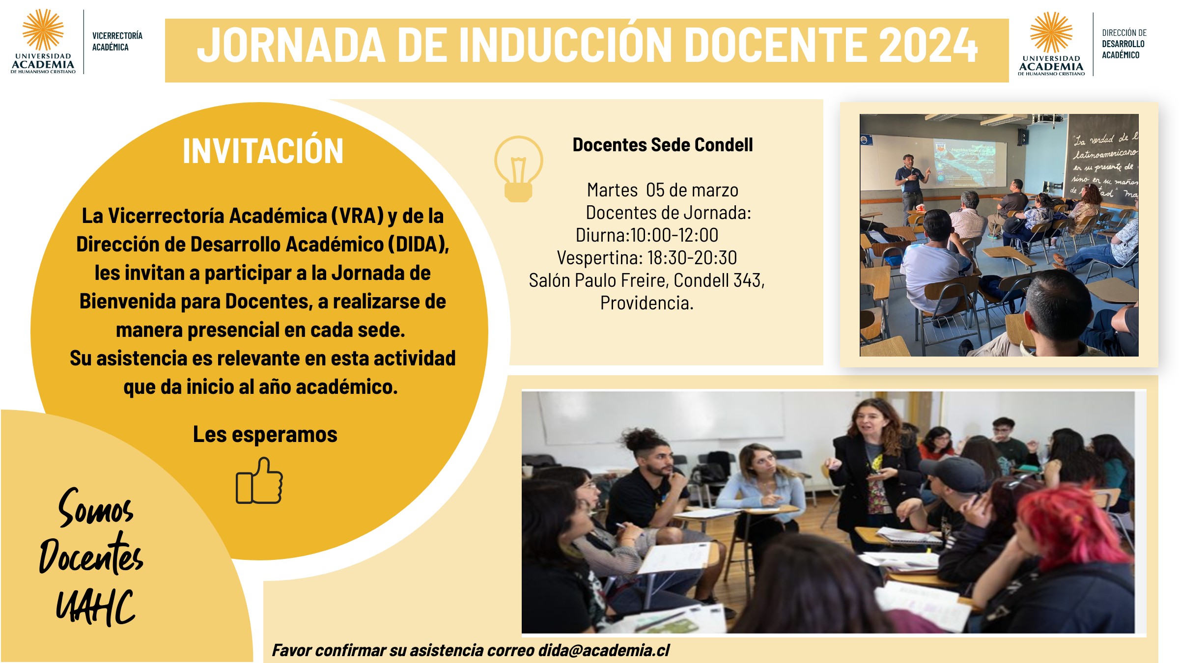 Jornada de Bienvenida e Inducción Docente 2024
