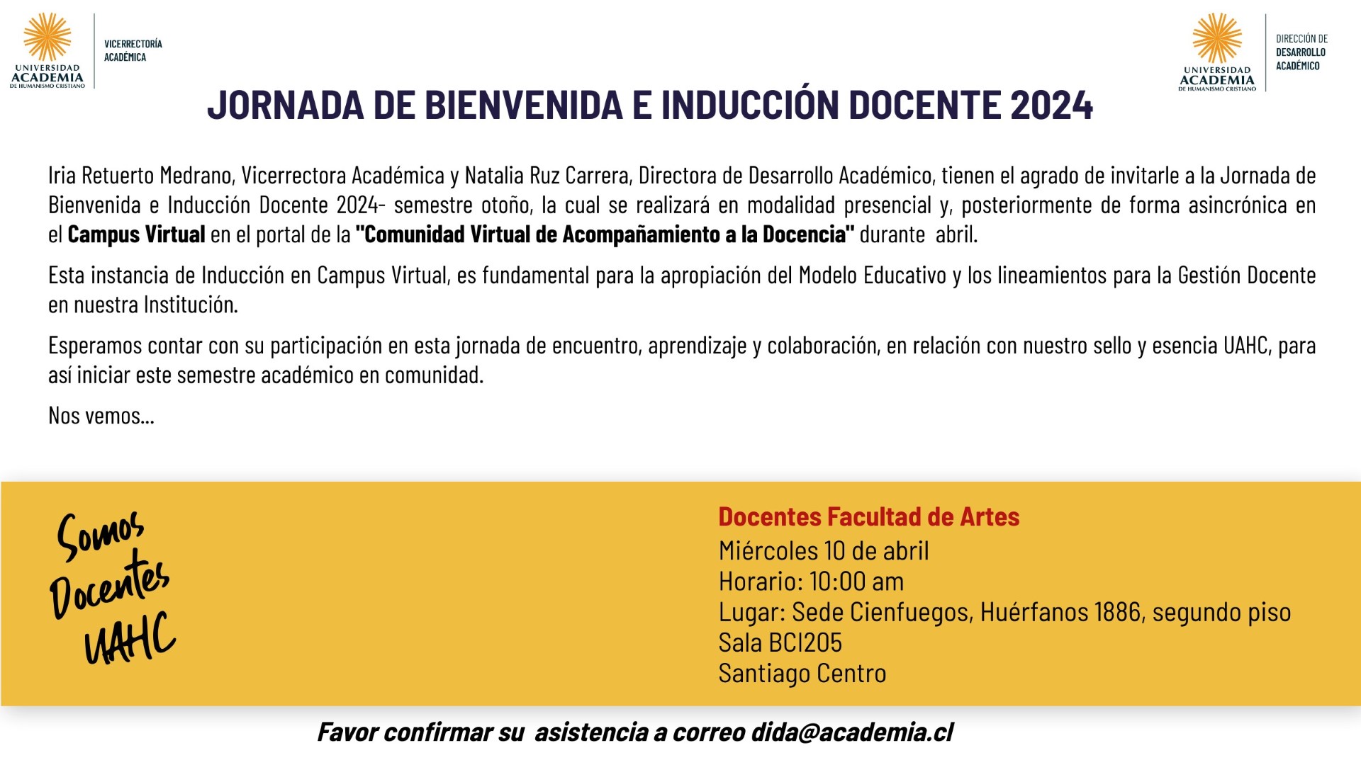 Jornada de Bienvenida e Inducción Docente 2024
