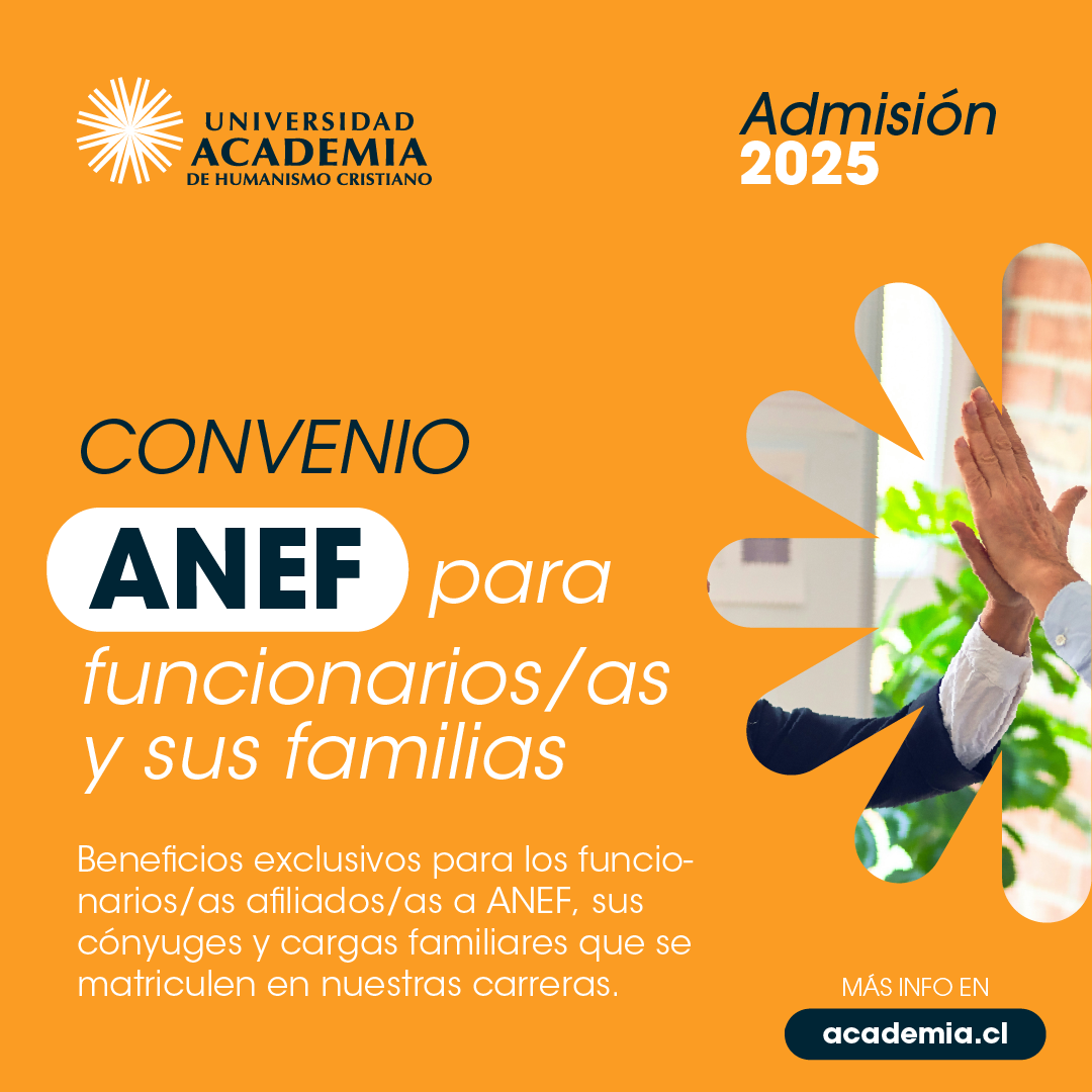 Convenio ANEF para funcionarios/as y sus familias que se matriculen en nuestras carreras