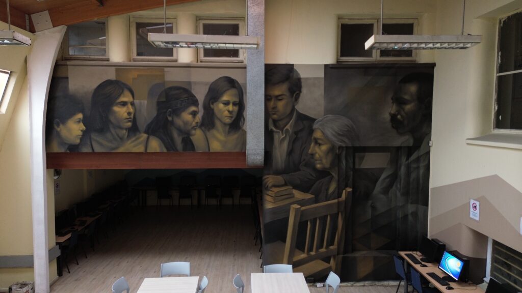 Universidad inaugura mural que destaca el valor del diálogo intercultural