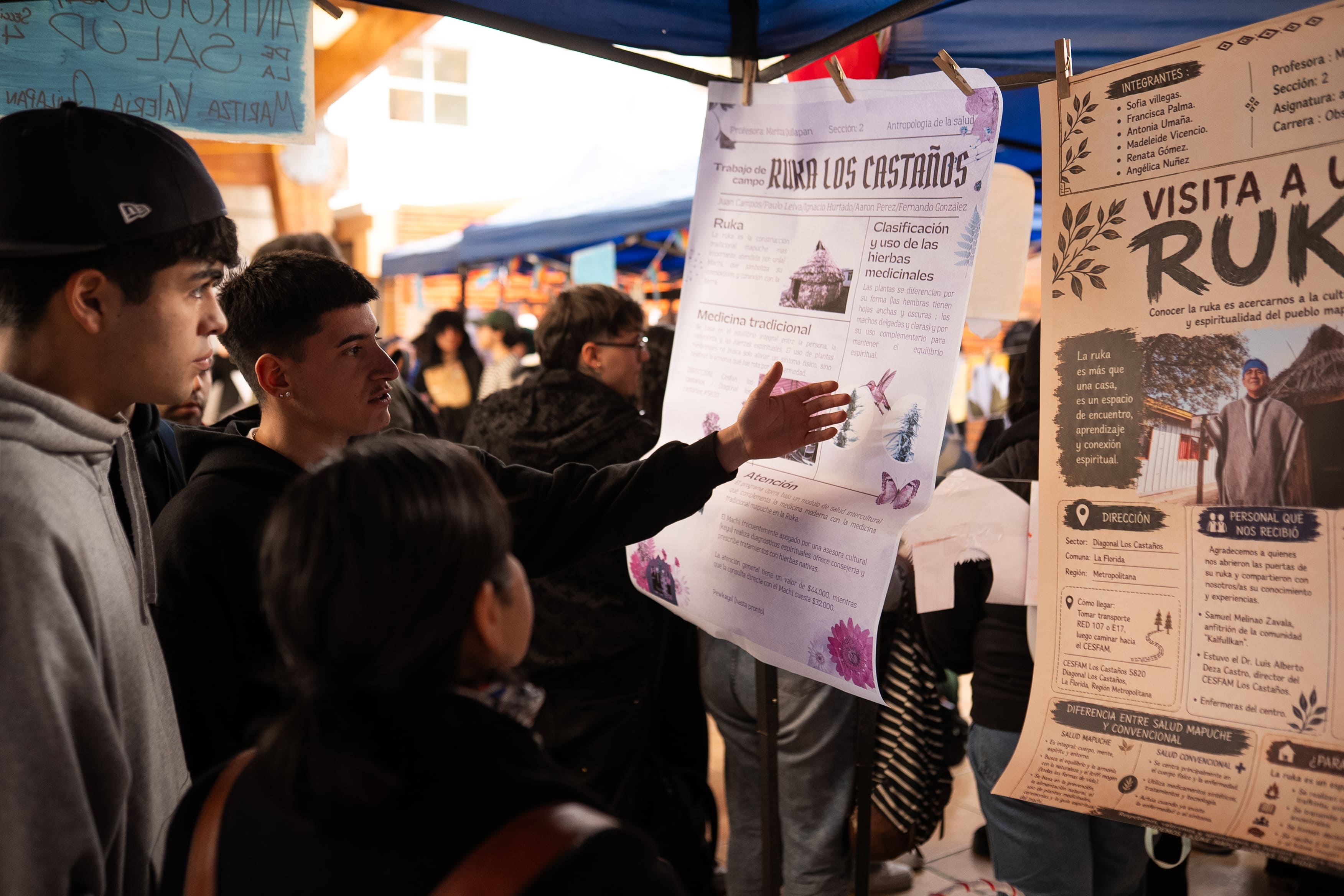 Estudiantes de la Facultad de Salud y Buen Vivir realizan feria de salud intercultural