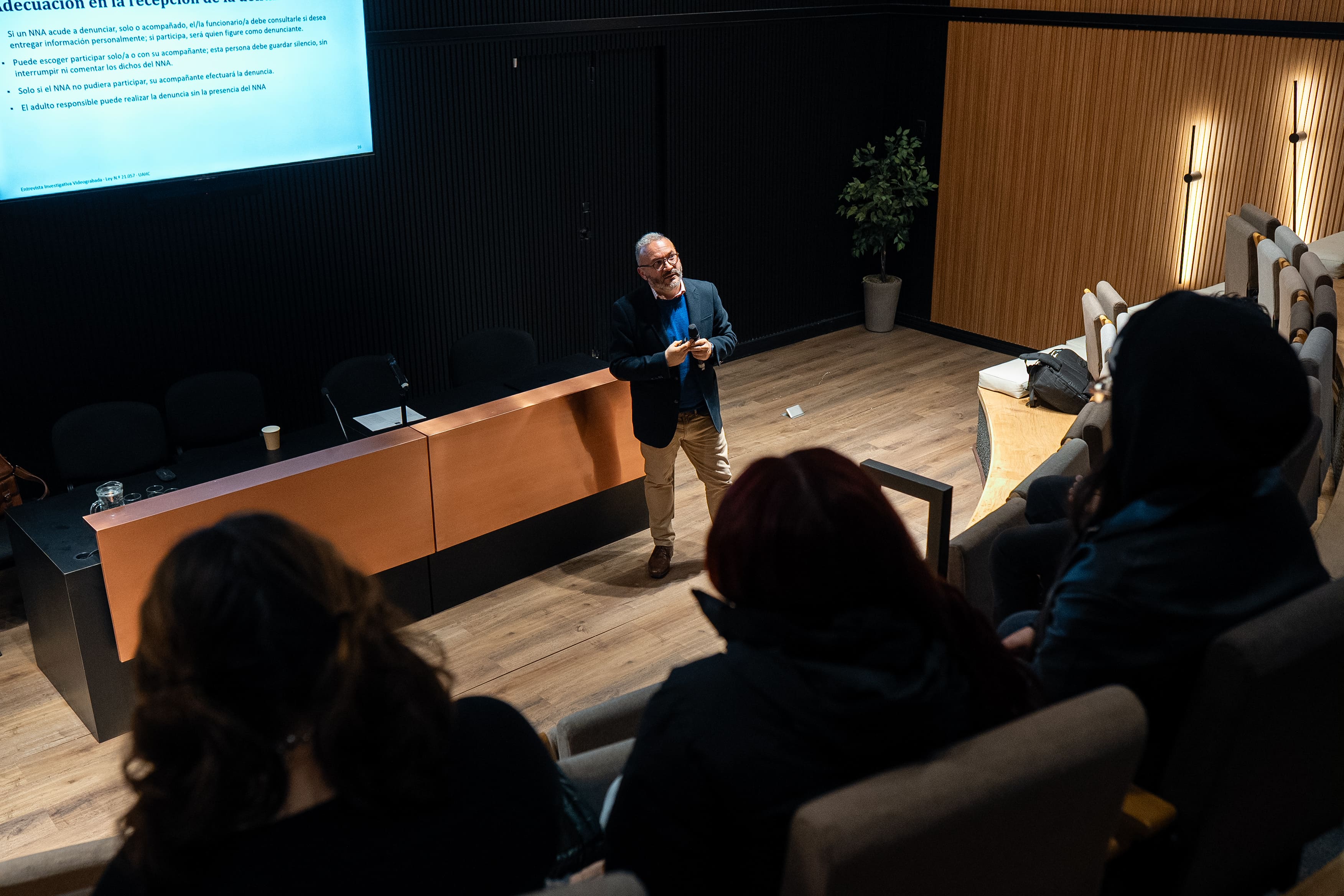 Escuela de Psicología realiza taller de formación especializada sobre la Ley N° 21.057 con foco en las infancias