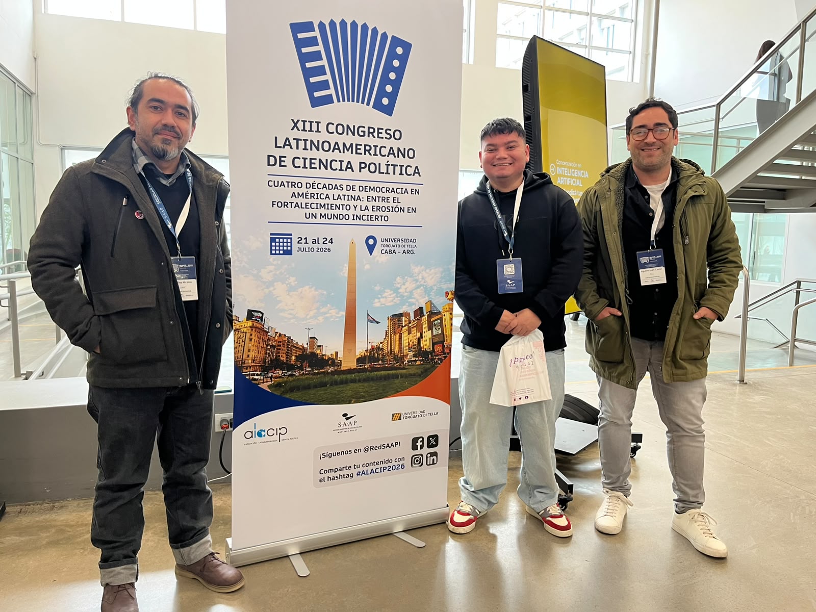 Académicos y estudiantes de Ciencia Política y Relaciones Internacionales participan en el 13° Congreso de ALACIP